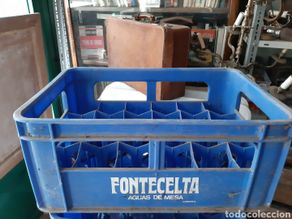 Collecting other Bottles and Drinks: Agua fontecelta caja años 80 célticos Sarria Lugo